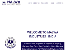 Tablet Screenshot of malwaindustries.com